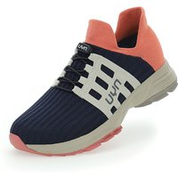 UYN Washi XC Sneaker mit brauner Sohle Damen K970 - night blue/coral 36 von Uyn