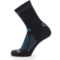 UYN Waterproof 115 wasserfeste Sportsocken black/turquoise 35-38 von Uyn