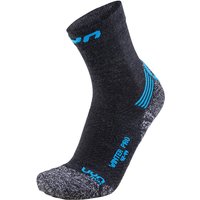 UYN Winter Pro Laufsocken mit Cool-Air-Flow Technologie aus Natex Herren anthrazit/azur 45-47 von Uyn