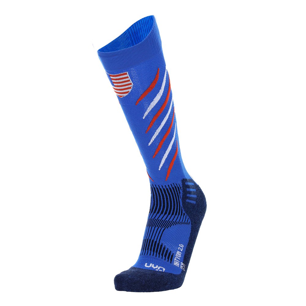 Uyn Natyon 2.0 Usa Socks Blau EU 45-47 Mann von Uyn