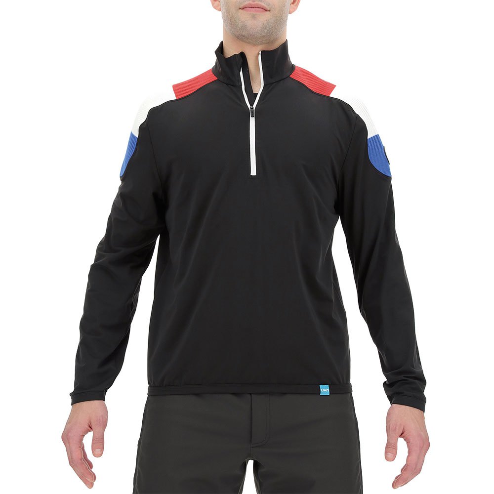 Uyn Natyon Tricolor 2nd Half Zip Sweatshirt Schwarz L Mann von Uyn