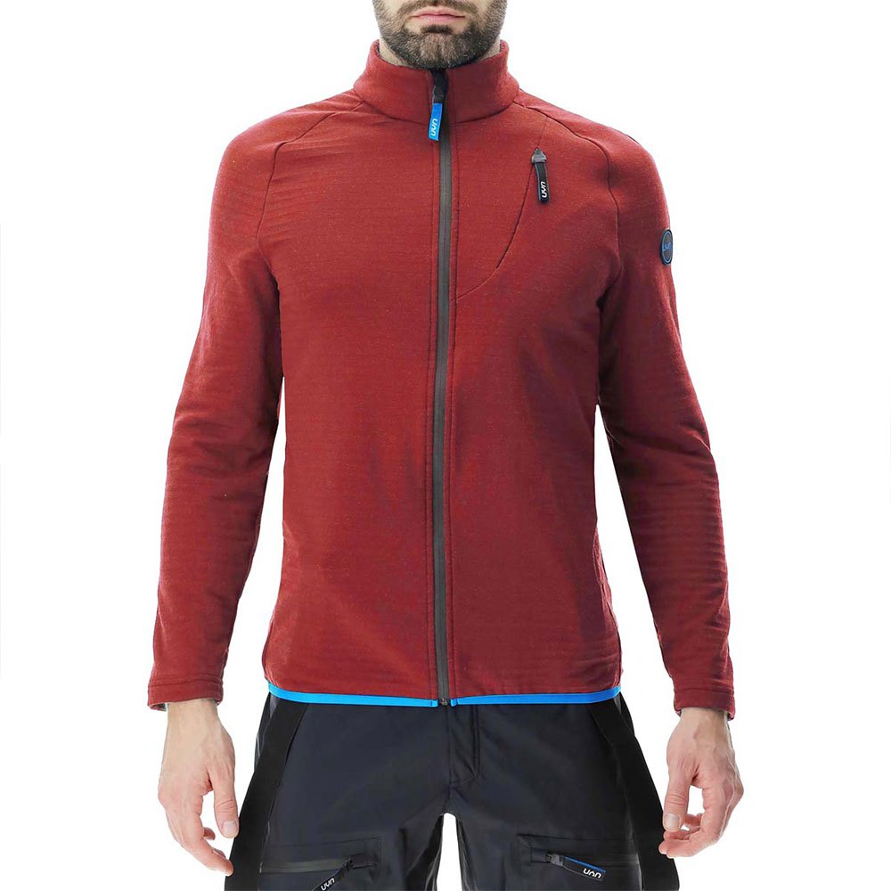 Uyn Ridge 2nd Full Zip Sweatshirt Rot L Mann von Uyn