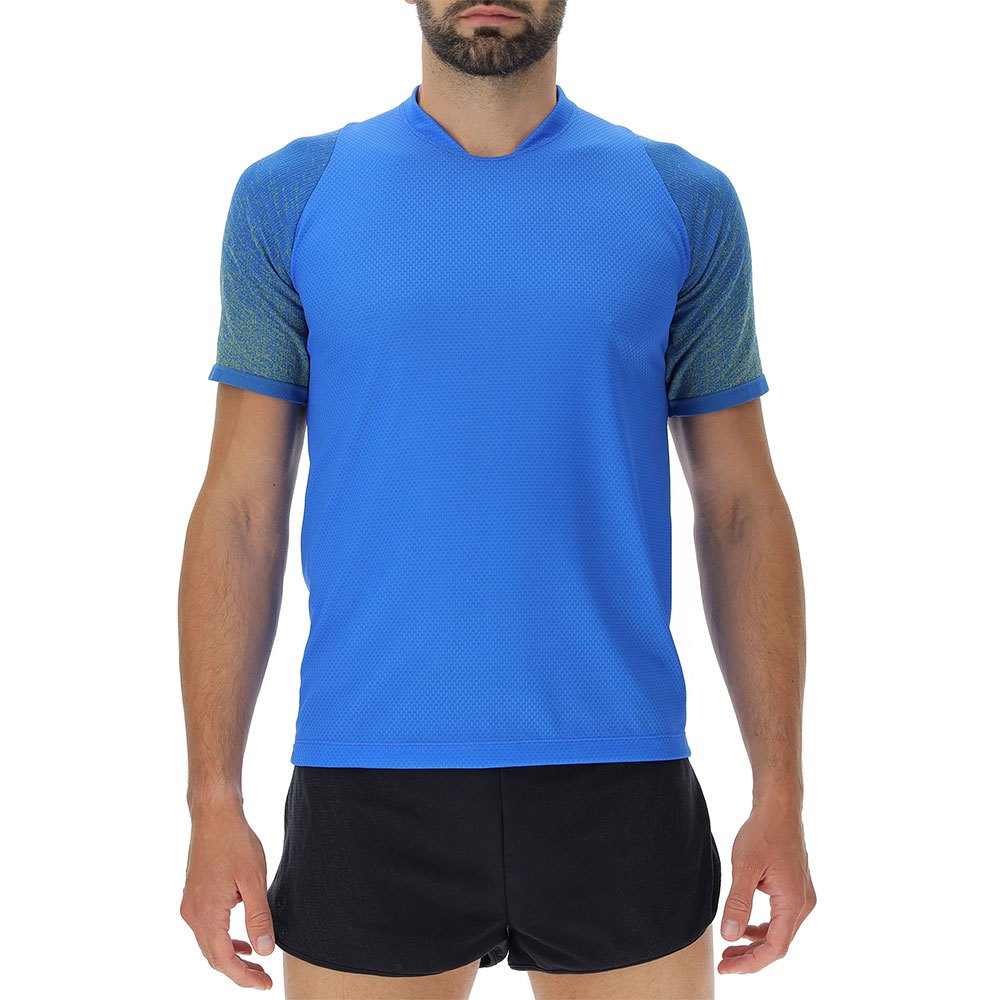 Uyn Running Exceleration Aernet Short Sleeve T-shirt Blau M Mann von Uyn
