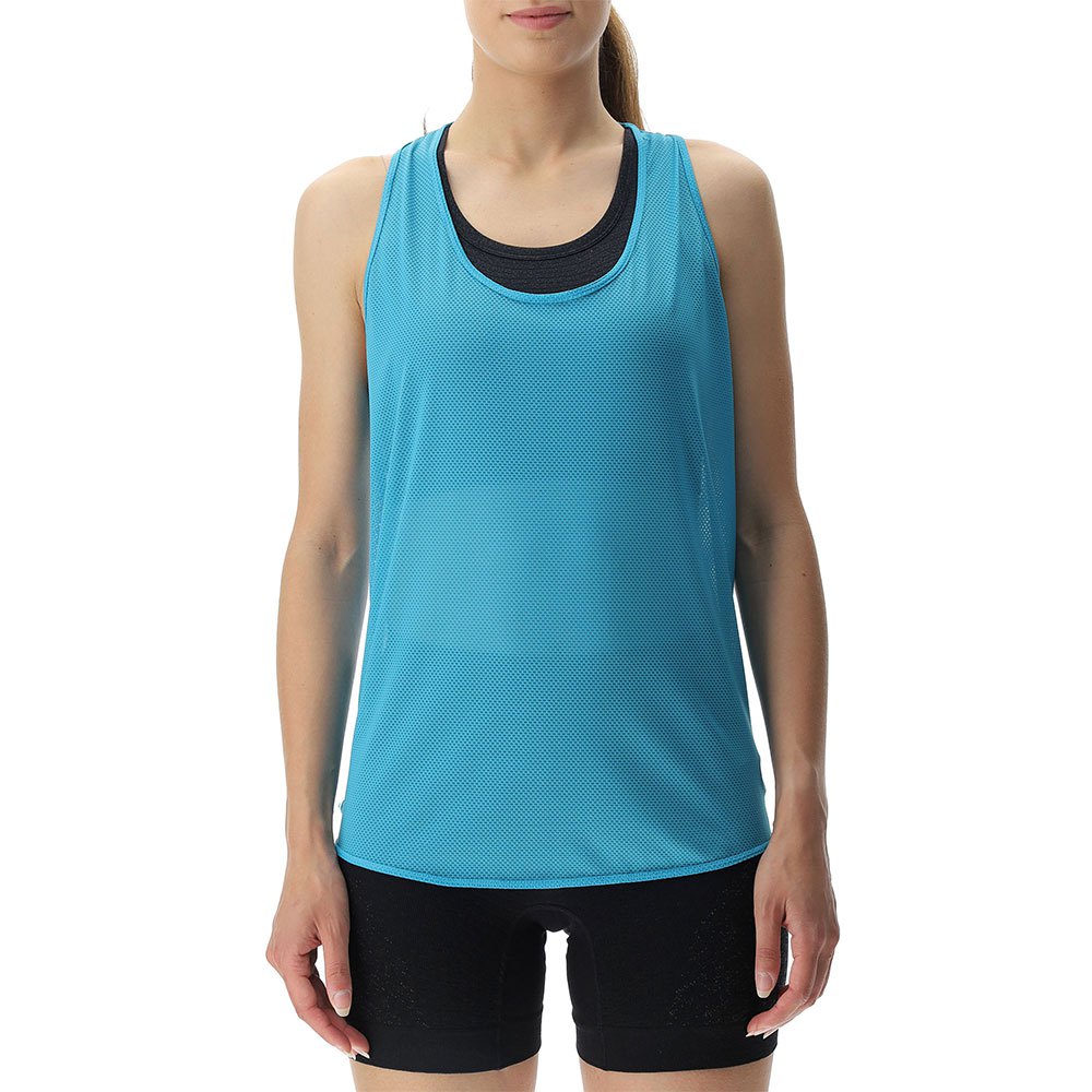 Uyn Running Exceleration Aernet Sleeveless T-shirt Blau XS Frau von Uyn