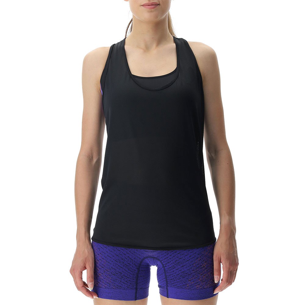 Uyn Running Exceleration Aernet Sleeveless T-shirt Schwarz XS Frau von Uyn