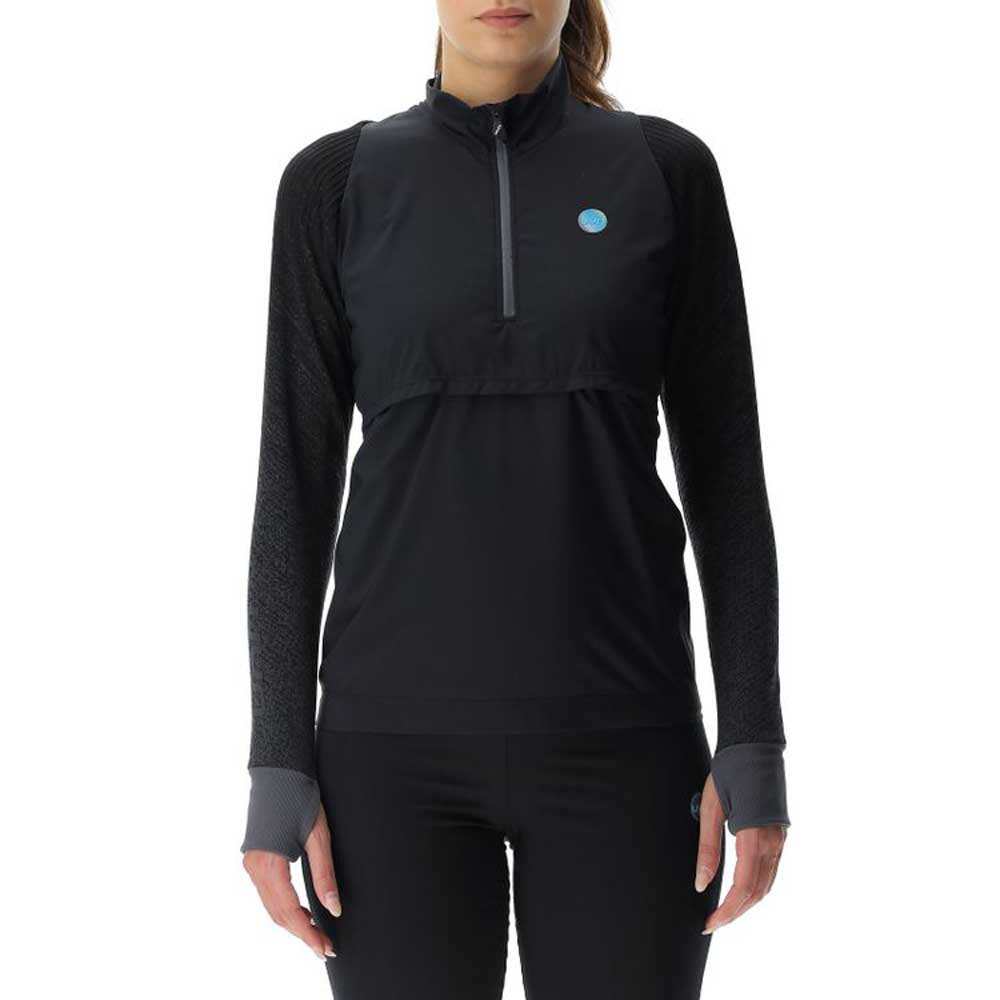 Uyn Running Exceleration Wind Long Sleeve T-shirt Schwarz XS Frau Uyn Running Exceleration Wind Long Sleeve T-shirt Schwarz XS Frau von Uyn