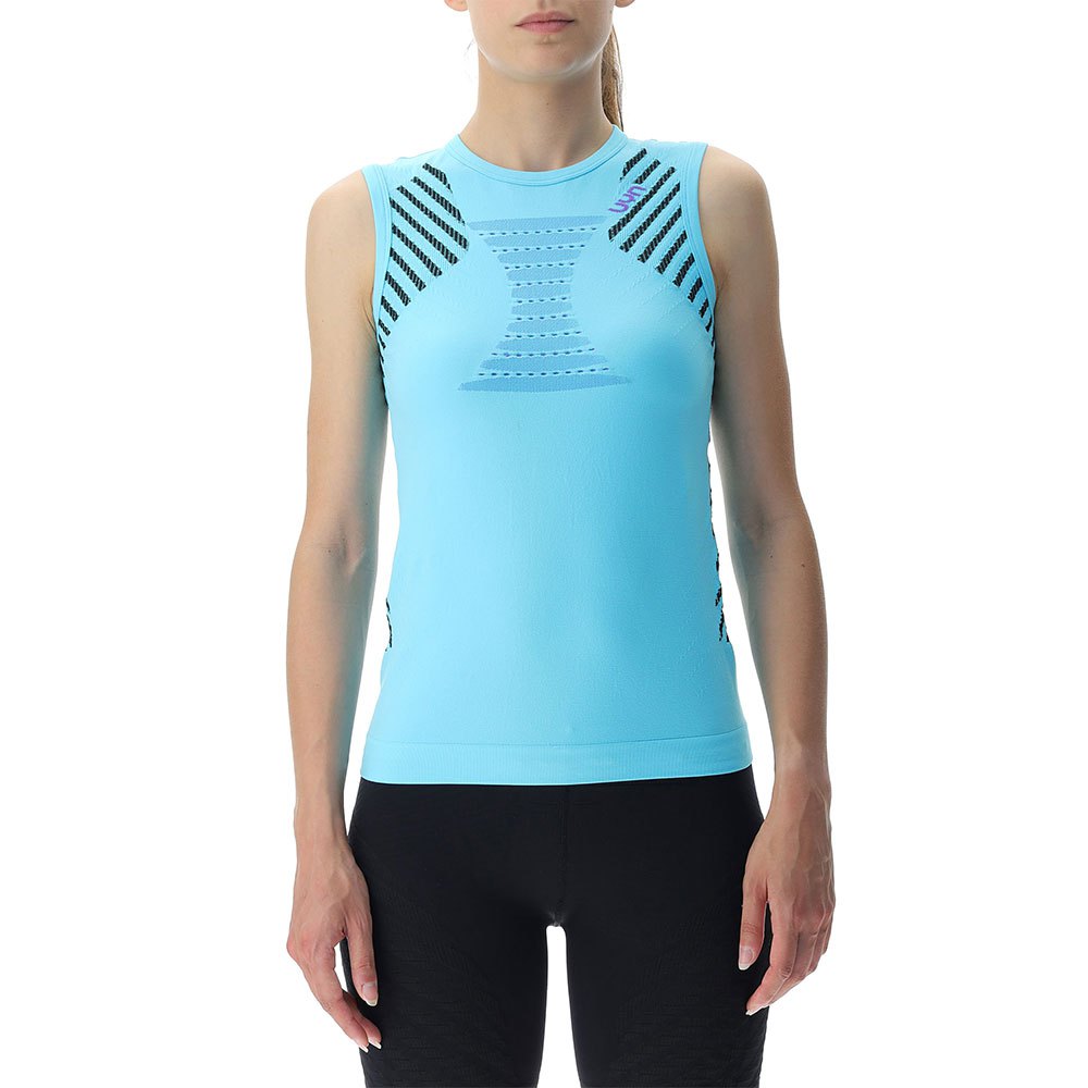 Uyn Running Ultra1 Sleeveless T-shirt Blau L Frau von Uyn