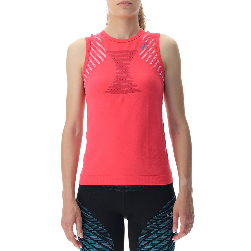 Uyn Running Ultra1 Sleeveless T-shirt Rot L Frau von Uyn