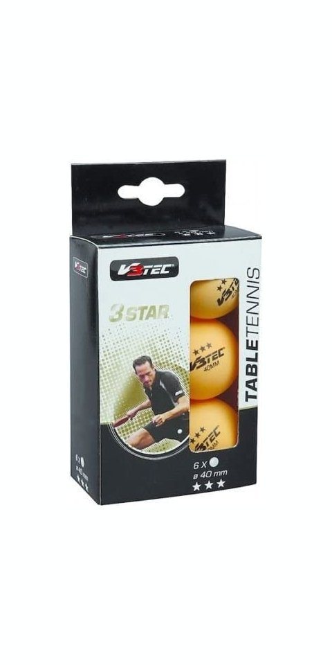 V3Tec Tischtennisball 3 STERN TT-Ball,orange V3Tec Tischtennisball 3 STERN TT-Ball,orange von V3Tec