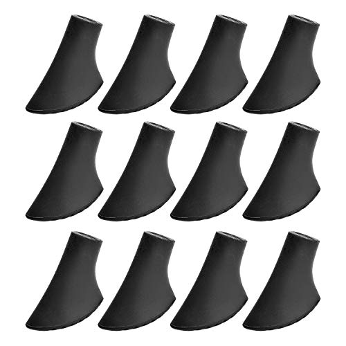 VABNEER Nordic Walking Stöcke Gummipuffer, 12 Stücke Gummipuffer für Walkingstöcke, Walking Pads für Trekking Asphalt Kies Gebirge mit Durchmesser 10mm VABNEER Nordic Walking Stöcke Gummipuffer, 12 Stücke Gummipuffer für Walkingstöcke, Walking Pads für Trekking Asphalt Kies Gebirge mit Durchmesser 10mm von VABNEER