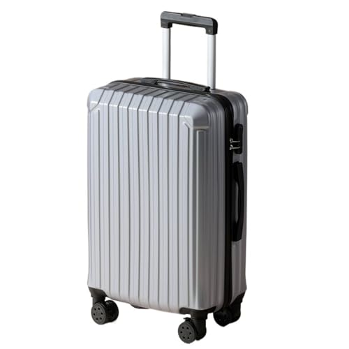 VALCLA Reisekoffer Gepäck-Trolley mit großem Fassungsvermögen, robuster und robuster Passwort-Koffer mit 360°-Universalrädern Weichschalenkoffer (Color : D, Size : 22in) von VALCLA
