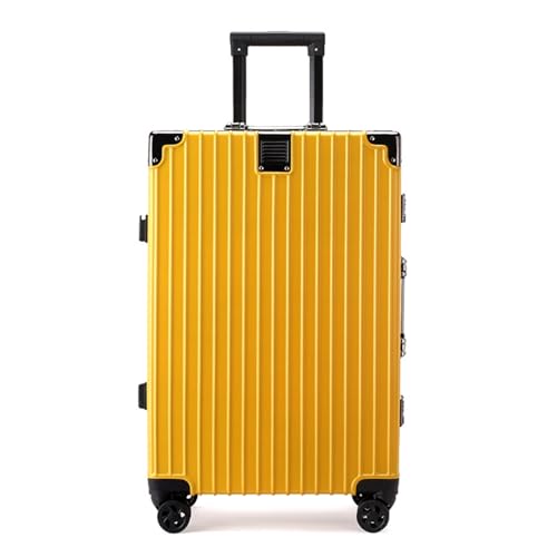 VALCLA Reisekoffer Handgepäckkoffer mit Rollen, Koffer mit großem Fassungsvermögen, robuster und verschleißfester Koffer, Business-Koffer Weichschalenkoffer (Color : G, Size : 20in) von VALCLA
