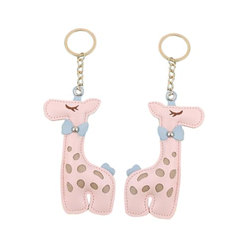 VALICLUD 2st Giraffe Schlüsselanhänger Ornamente Kette Lustige Süße Tier-schlüsseldekoration Schlüsselanhänger Mit Leopardenquaste Haken Nieten Dekore Für Schlüsselanhänger Rosa Legierung VALICLUD 2st Giraffe Schlüsselanhänger Ornamente Kette Lustige Süße Tier-schlüsseldekoration Schlüsselanhänger Mit Leopardenquaste Haken Nieten Dekore Für Schlüsselanhänger Rosa Legierung von VALICLUD