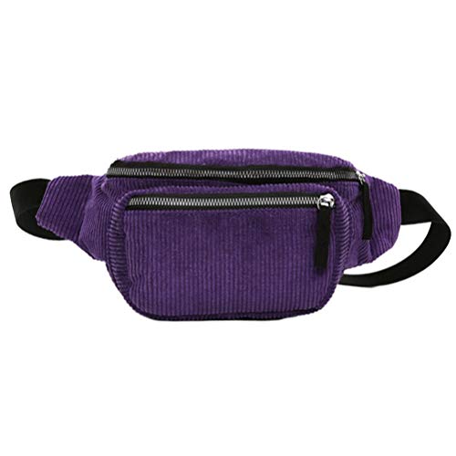 VALICLUD Cord Bum Taschen Lila Bauchtasche Fanny Taille Pack 2 Zip Taschen Bum Tasche Umhängetasche Umhängetasche für Frauen Mädchen… VALICLUD Cord Bum Taschen Lila Bauchtasche Fanny Taille Pack 2 Zip Taschen Bum Tasche Umhängetasche Umhängetasche für Frauen Mädchen… von VALICLUD