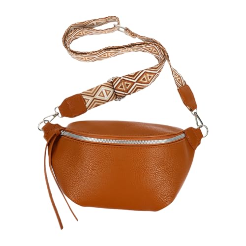 VALICLUD Gürteltasche geldbörse reißverschluss Sporttasche Taschen laufende Brusttasche Jeanstasche Quaste Hobo Tasche Gepäck kreative Umhängetasche Brusttasche für Jungen Polyester Brown von VALICLUD