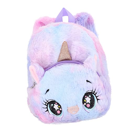 VALICLUD Rucksack Kinder-Schultertasche Einhorn-Büchertasche Schultasche für Kinder schultüte für Kinder sackständer Umhängetasche für Mädchen praktische Umhängetasche Polyester Violett von VALICLUD