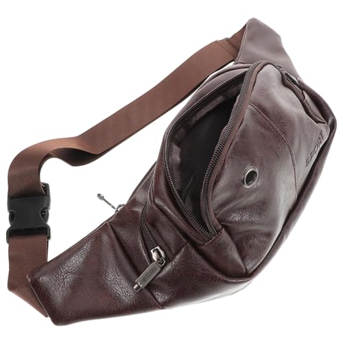 VALICLUD Stilvolle Wasserabweisende Gürteltasche Aus Leder Mit Gürtel Für Damen Und Herren Outdoor-bergsteigertasche VALICLUD Stilvolle Wasserabweisende Gürteltasche Aus Leder Mit Gürtel Für Damen Und Herren Outdoor-bergsteigertasche von VALICLUD