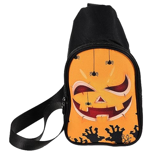 VALICLUD Stoff Halloween Brusttasche Für Männer Beutel Tasche Handtasche von VALICLUD