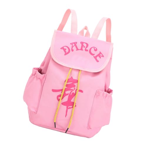 VALICLUD Tanztasche Balletttasche Rucksack für Mädchen Prinzessin Rucksack Kinderrucksack Schulranzen büchertasche School Bag Mädchen-Ballettrucksack Freizeitrucksack Oxford-Stoff Rosa von VALICLUD