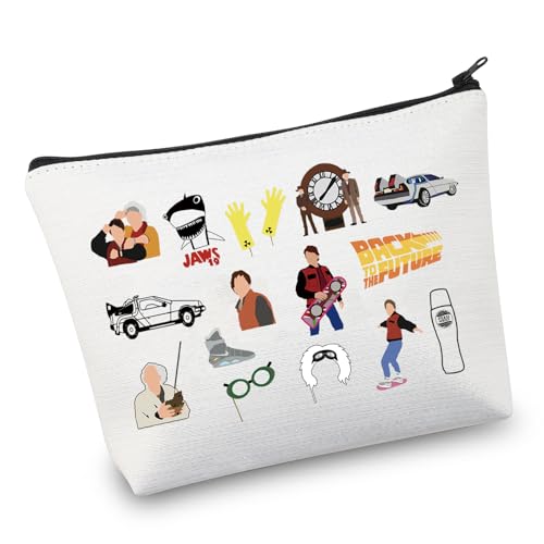 VAMSII 80er Jahre Sci-Fi-Film-Geschenke, Zeitreisen-Maschine, Make-up-Tasche für Frauen, Filmliebhaber, Geschenk, Musiktheater, TimeMachineBag, Modern von VAMSII