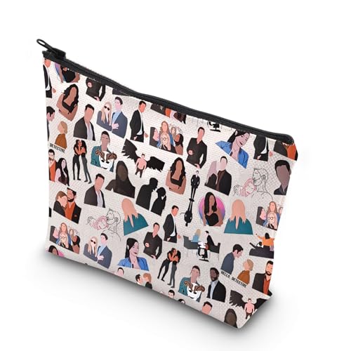 VAMSII Gossip TV-Show-inspiriertes Geschenk, Gossip Characters Kosmetiktasche, Hello Detective Geschenk, Upper East Side TV-Show-Fans Geschenk, Hallo von VAMSII