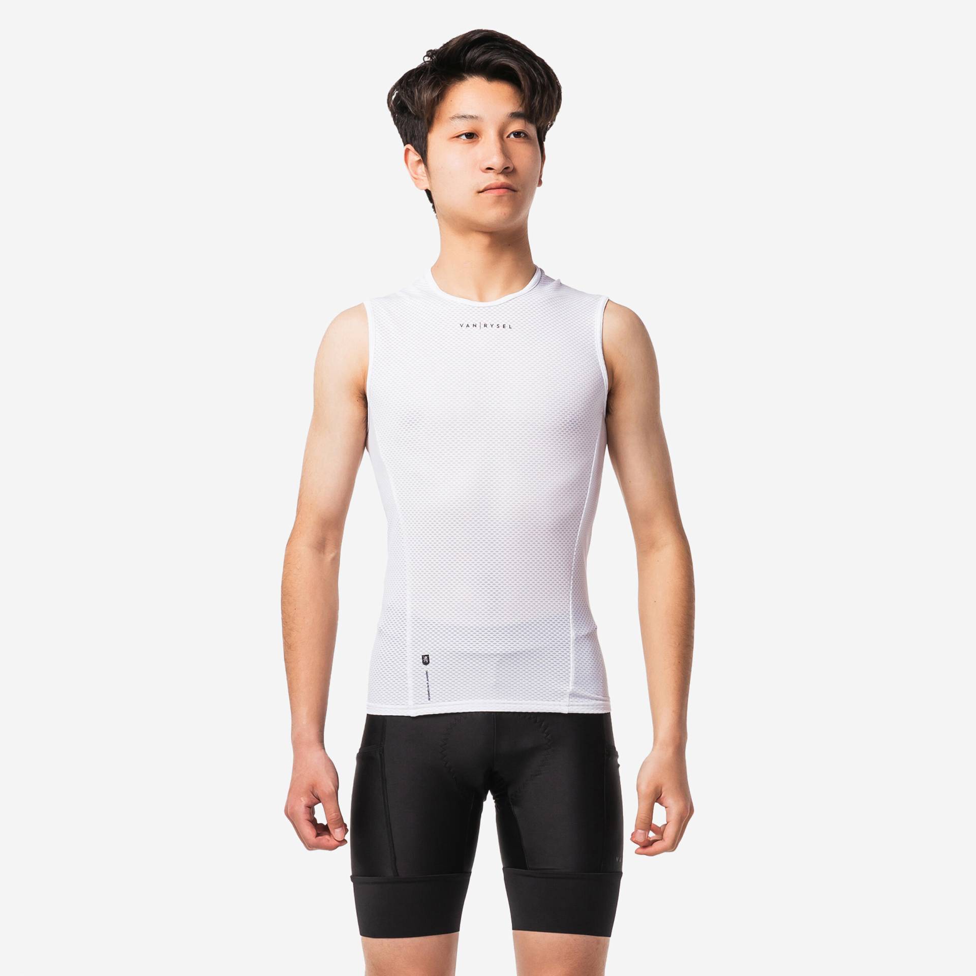 Rennrad Unterwäsche Funktionsshirt ärmellos RR500 Herren Weiß Rennrad Unterwäsche Funktionsshirt ärmellos RR500 Herren Weiß von VAN RYSEL