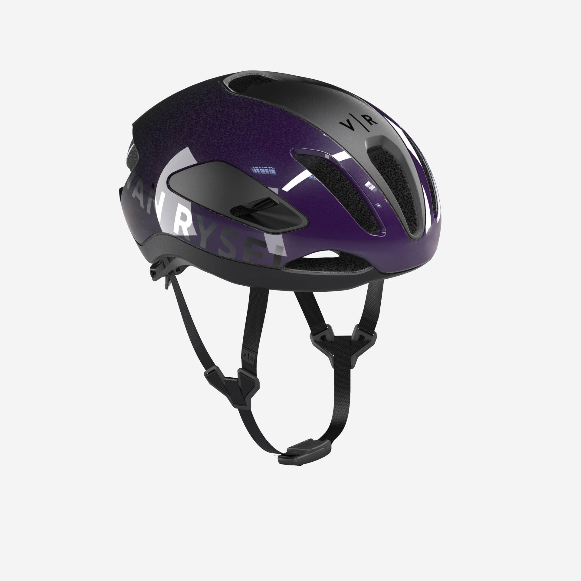 Fahrradhelm Rennrad RCR-F Aero Mips lila/transparent Fahrradhelm Rennrad RCR-F Aero Mips lila/transparent von VAN RYSEL