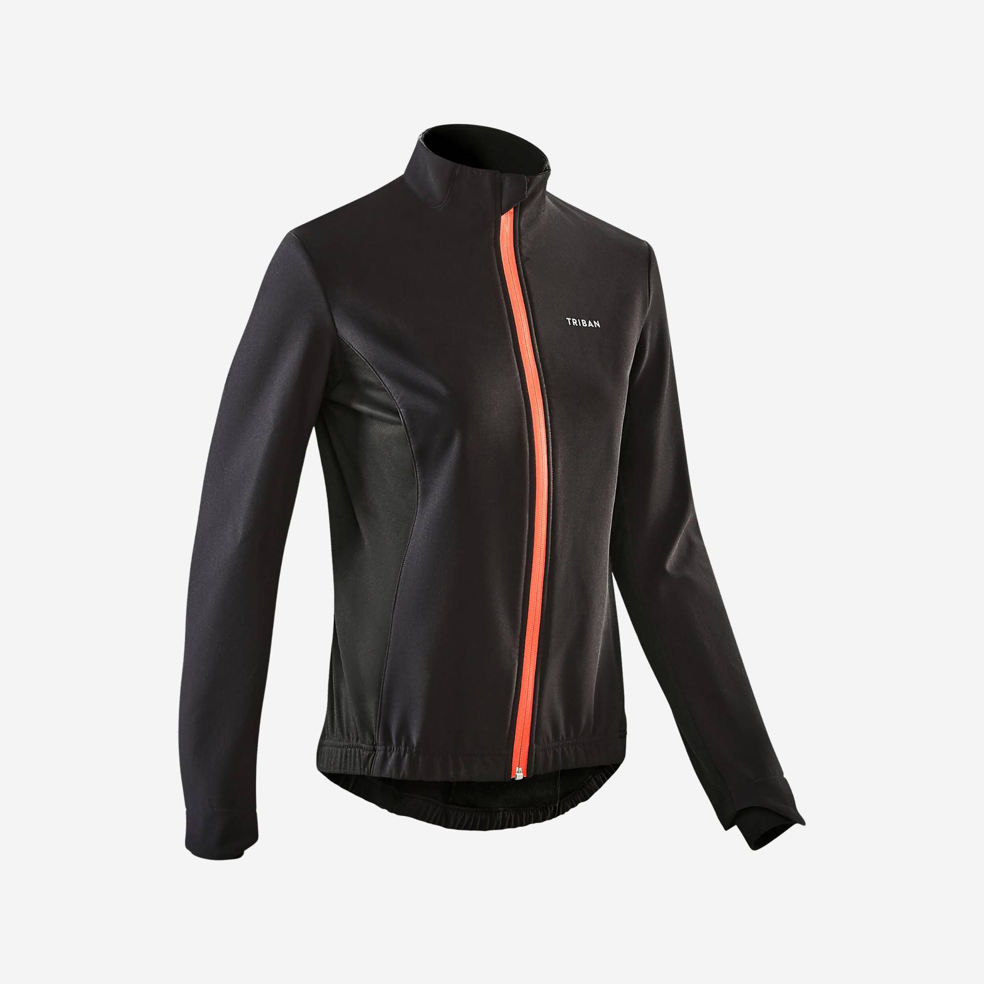 Fahrradjacke 100 Damen schwarz von VAN RYSEL