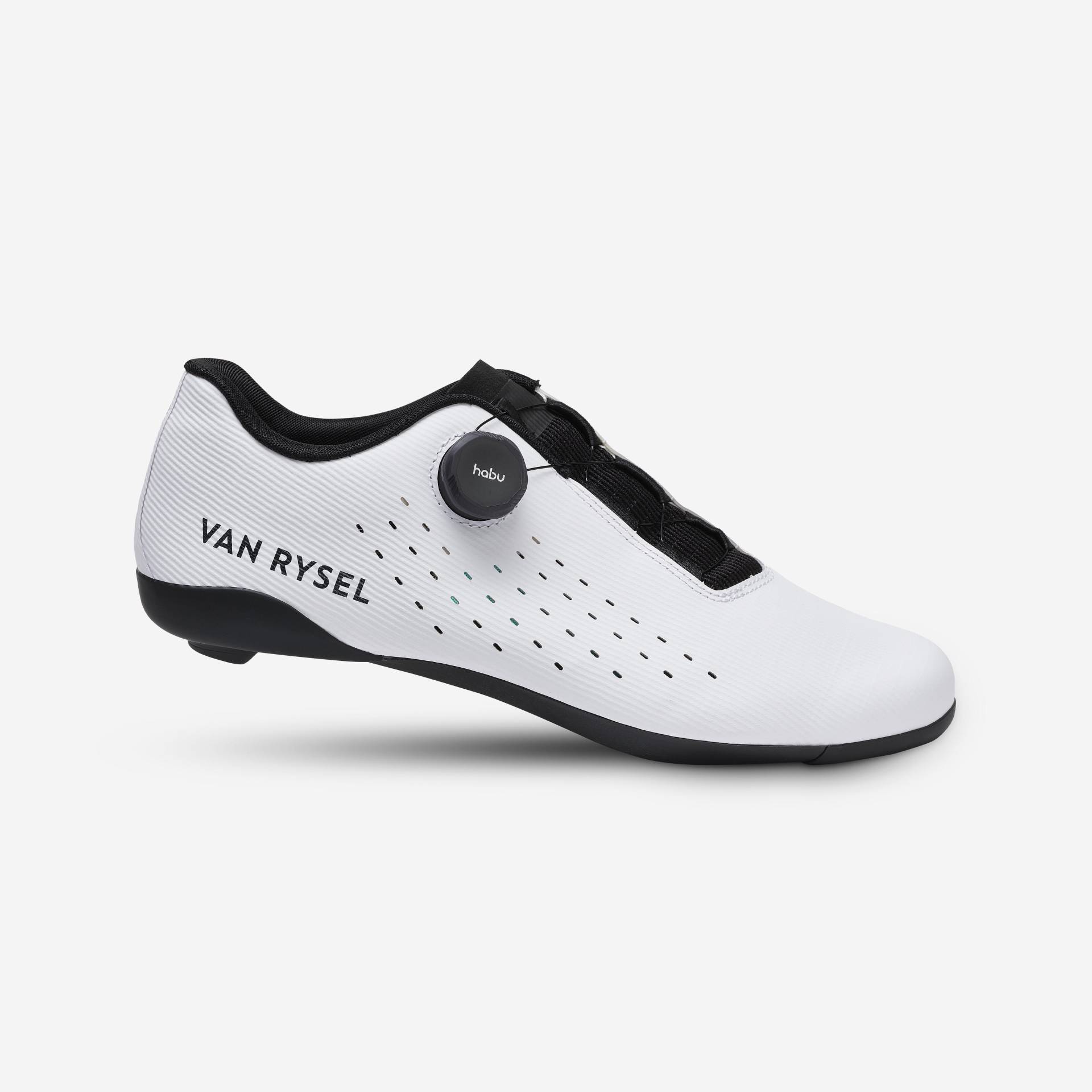 Fahrradschuhe Rennrad – Van Rysel NCR weiss von VAN RYSEL