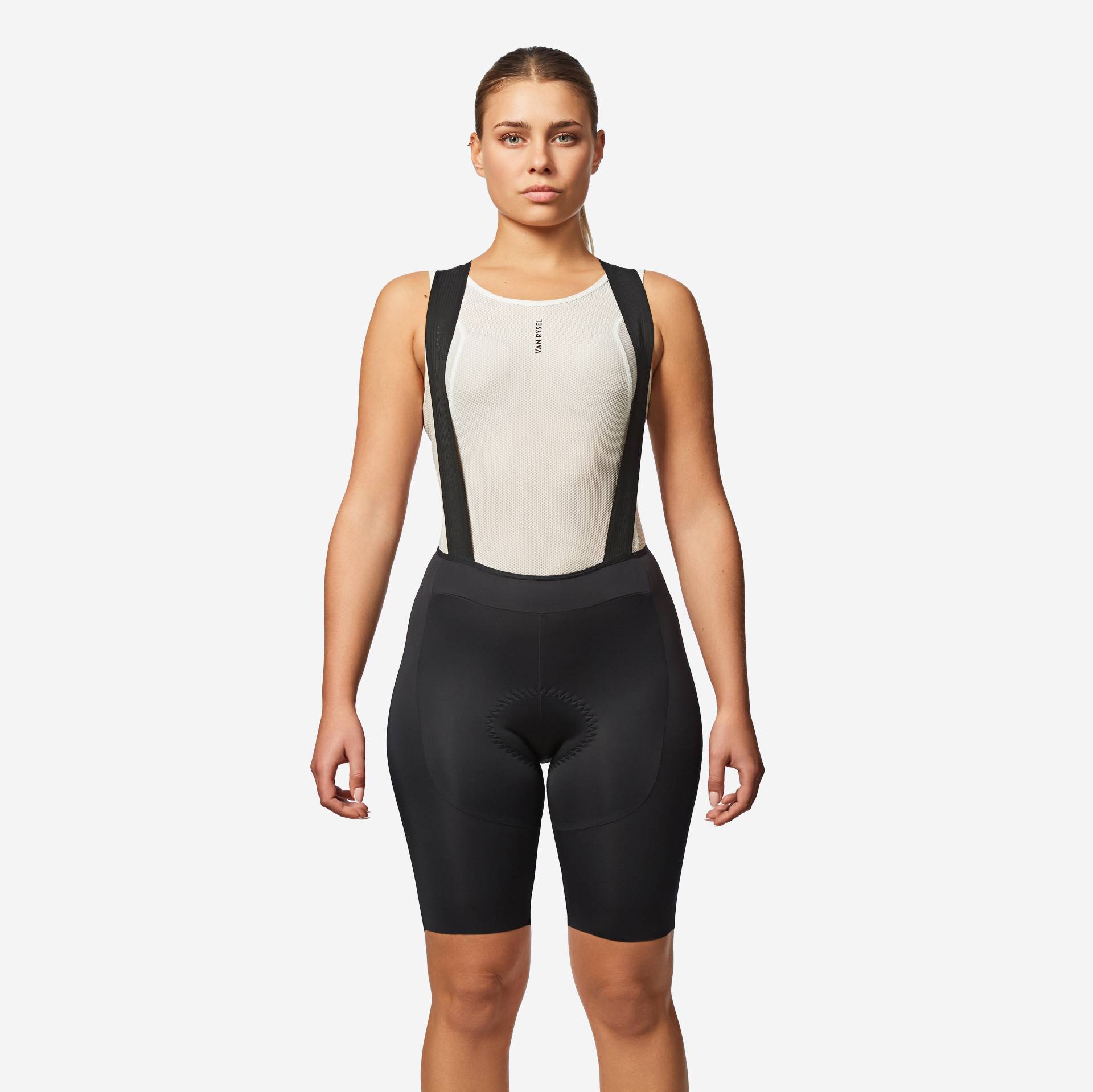 Radhose Rennrad kurz mit Trägern Racer 3 Damen Schwarz Radhose Rennrad kurz mit Trägern Racer 3 Damen Schwarz von VAN RYSEL