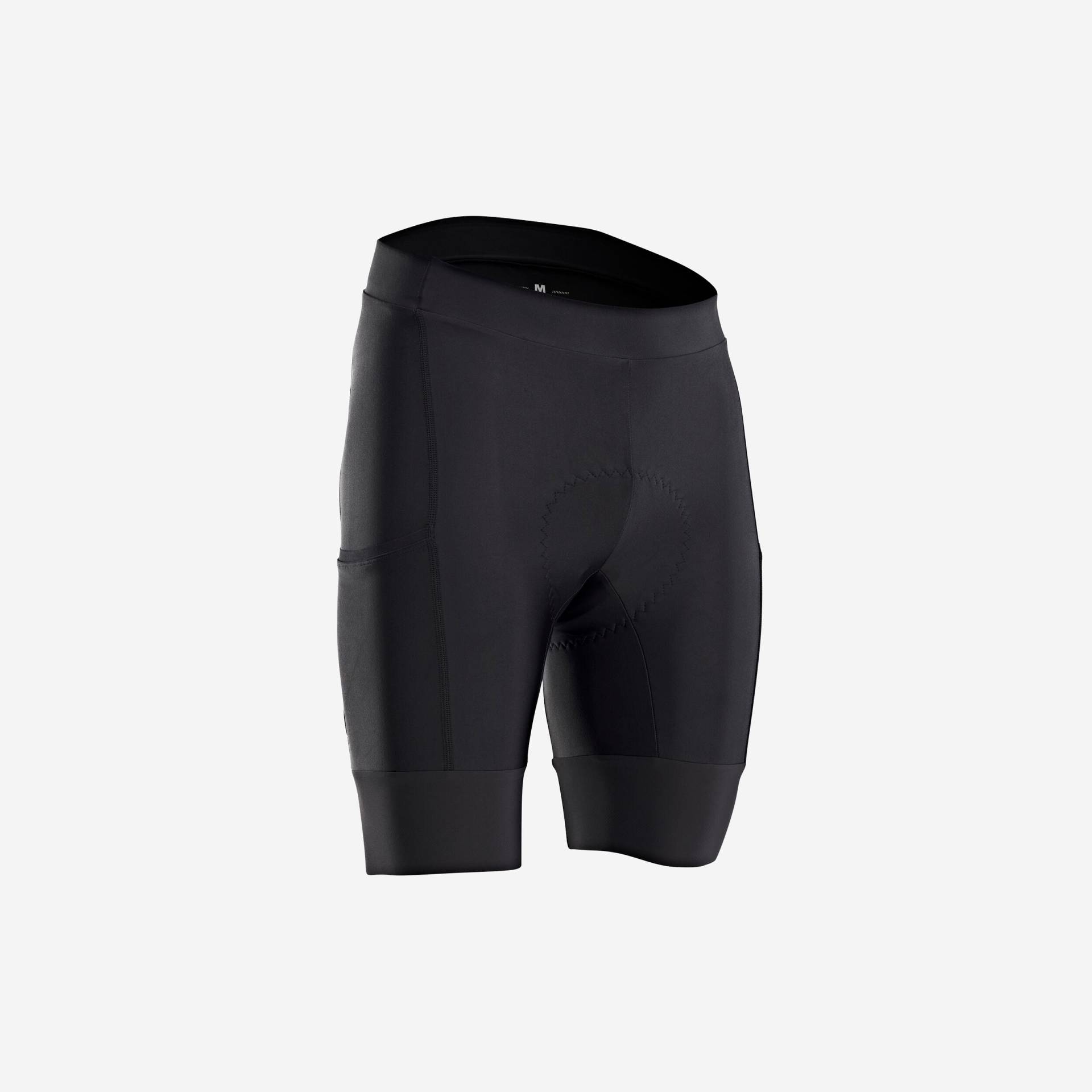 Radhose kurz Rennrad ohne Träger Herren RC500 schwarz von VAN RYSEL