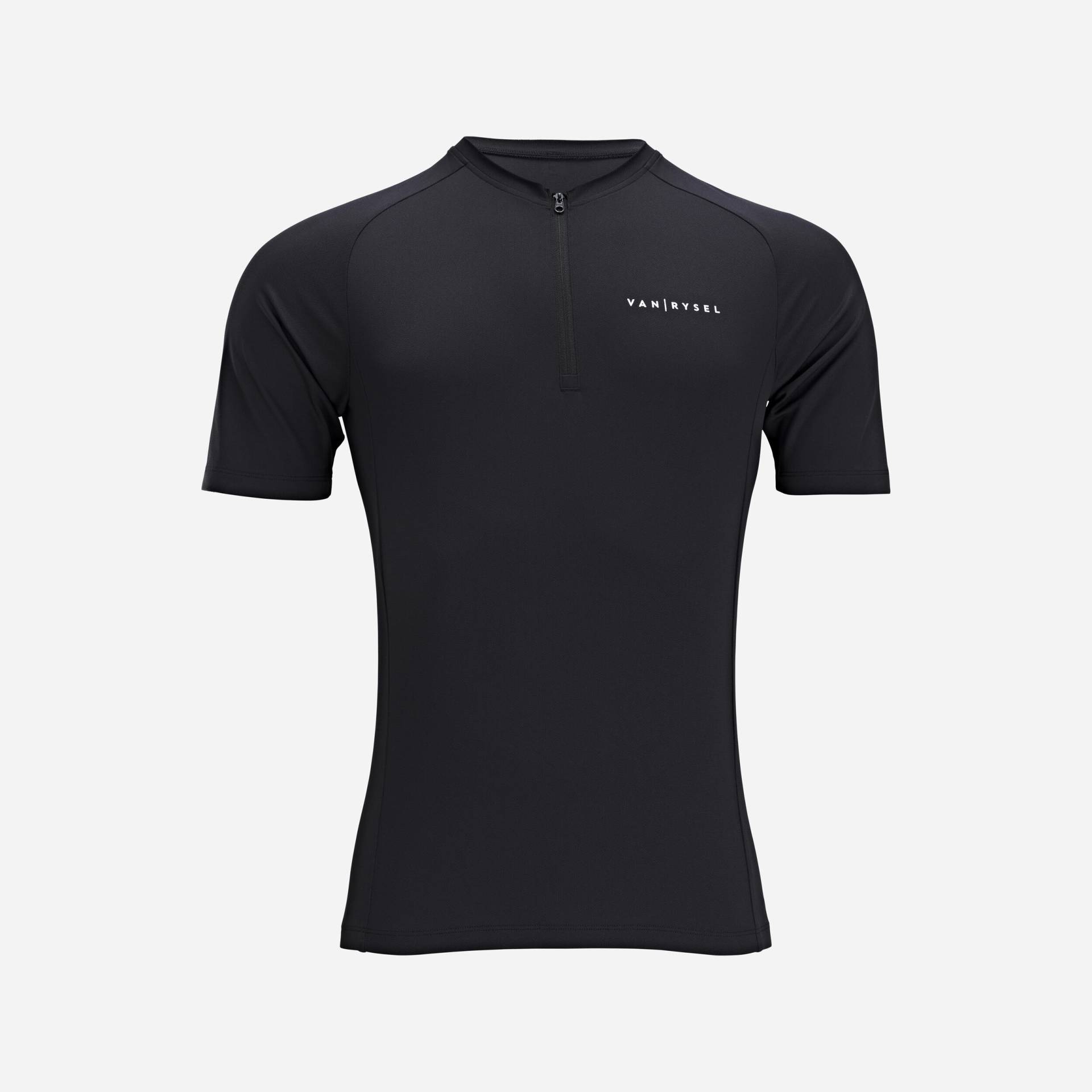 Radtrikot kurzarm Rennrad Sommer Herren Essentiel schwarz von VAN RYSEL