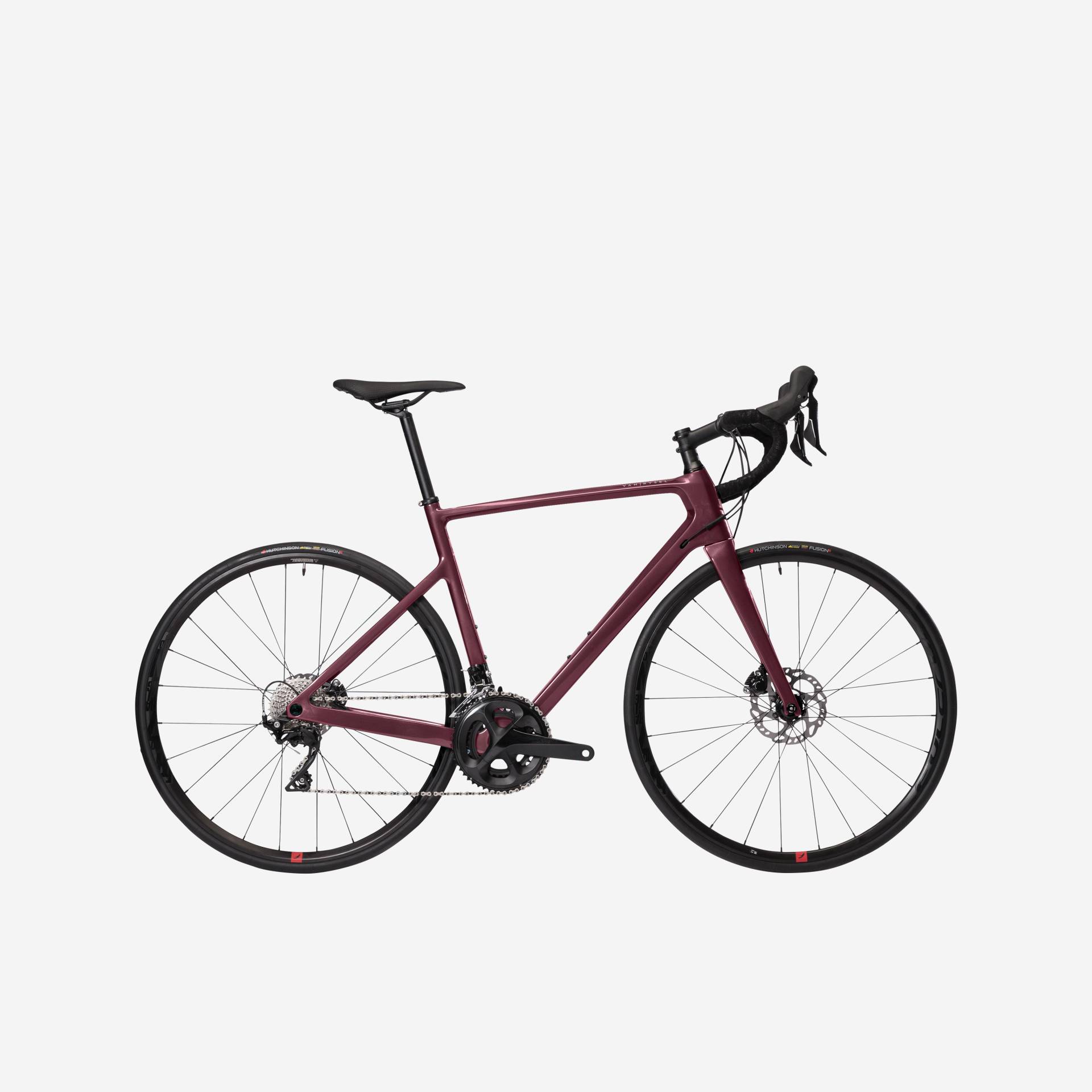 Rennrad EDR  Carbon 105 11-fach   Weinrot von VAN RYSEL