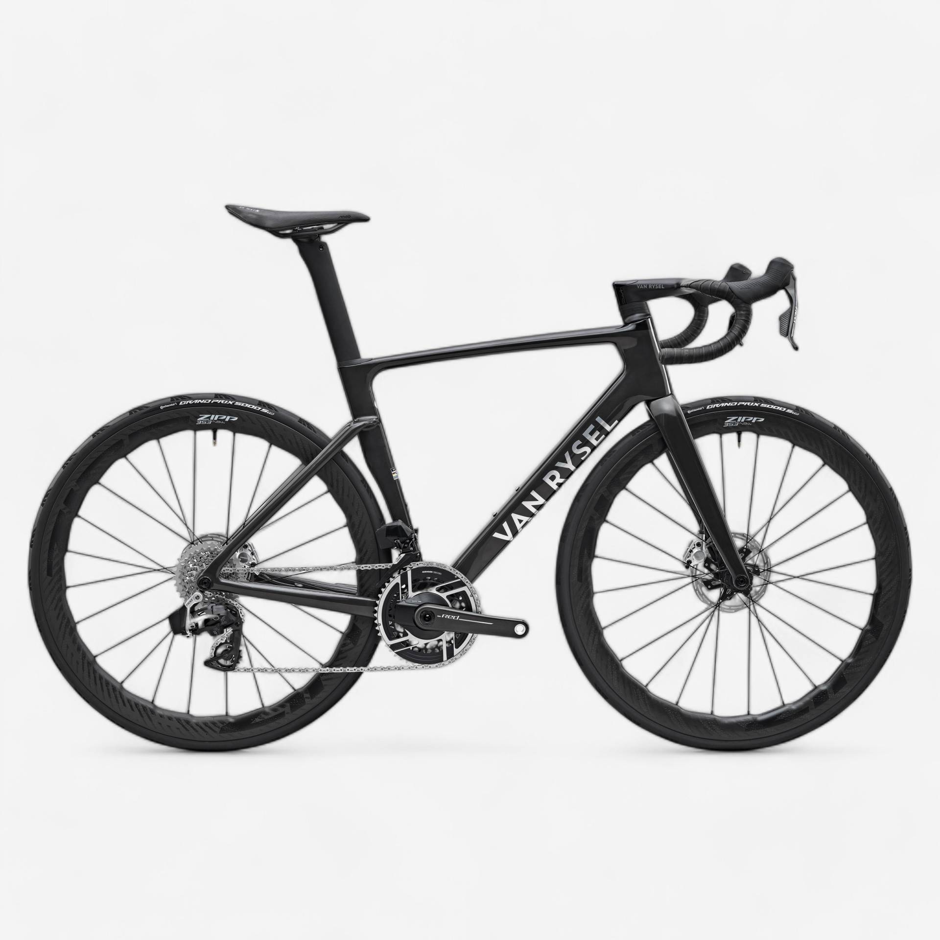 Rennrad Race RCR-R Pro CF SRAM RED AXS Powermeter Zipp 353 NSW schwarz glänzend Rennrad Race RCR-R Pro CF SRAM RED AXS Powermeter Zipp 353 NSW schwarz glänzend von VAN RYSEL