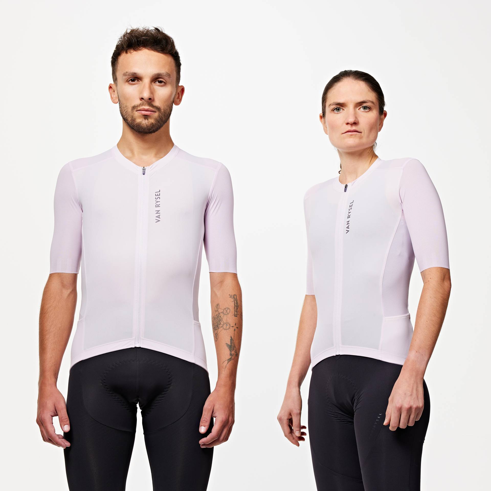 Radtrikot Rennrad kurzarm Sommer Racer 2 Flieder Radtrikot Rennrad kurzarm Sommer Racer 2 Flieder von VAN RYSEL
