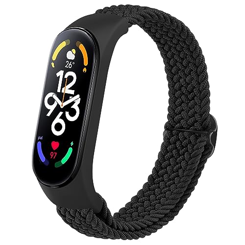 Vancle Armband für Xiaomi Mi Band 7 Armband/Xiaomi Mi Band 6 Armband/Xiaomi Mi Band 5 Armband/Amazfit Band 5 Armband, Elastisch Uhrenarmband, Nylon Verstellbares Ersatzarmband für Damen Herren Vancle Armband für Xiaomi Mi Band 7 Armband/Xiaomi Mi Band 6 Armband/Xiaomi Mi Band 5 Armband/Amazfit Band 5 Armband, Elastisch Uhrenarmband, Nylon Verstellbares Ersatzarmband für Damen Herren von Vancle