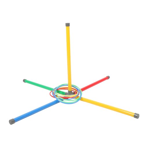 VANZACK 1 Satz Zwinge Spielset „Ringe Werfen“. Wurfspiel Wurfringe-versorgung Spielzeug Werfen Ringe Werfen Spielzeug Im Freien Toss-Ring-Spiel-Spielzeug Outdoor-wurfringe Plastik von VANZACK