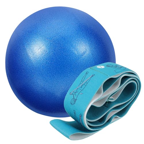 VANZACK 1 Set Stretchband Yoga Stretchgürtel Yogaball Widerstandsschlaufe Yogagurt Übungsband von VANZACK
