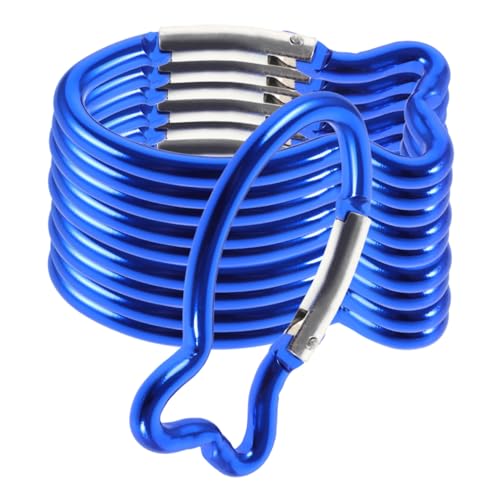 VANZACK 10 Stück Karabiner-Schlüsselanhänger-Clip, Aluminium-D-Ring-Karabiner, Federkarabinerhaken, Federclips, Verbindungsschnalle für Hängematte, Schaukel, Fitness, Camping, Wandern VANZACK 10 Stück Karabiner-Schlüsselanhänger-Clip, Aluminium-D-Ring-Karabiner, Federkarabinerhaken, Federclips, Verbindungsschnalle für Hängematte, Schaukel, Fitness, Camping, Wandern von VANZACK