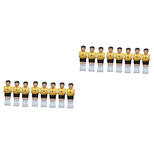 VANZACK 16 STK Fußball Marionette Männerspielzeug Mini-Fußballspiel Tischfußball-Mann-Figur Tischfußballspieler fußballkickertisch fussballtisch Mini-Fußballer Fußballspieler für Kinder von VANZACK