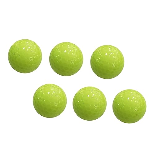 VANZACK 18 STK Golf zierende Kugel aufleuchten blinkende Praxis Outdoor-Ball blinkt Federball Leuchtend leuchtkugeln leuchtender Trainingsball Nacht Golfball üben Synthesekautschuk von VANZACK