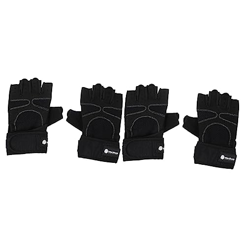 VANZACK 2 Paar Fitness Handschuhe Atmungsaktive Trainingshandschuhe Halbfinger Training Teil Workout Handschuhe Fingerlose Trainingshandschuhe Nicht Gym Handschuhe Langlebige von VANZACK