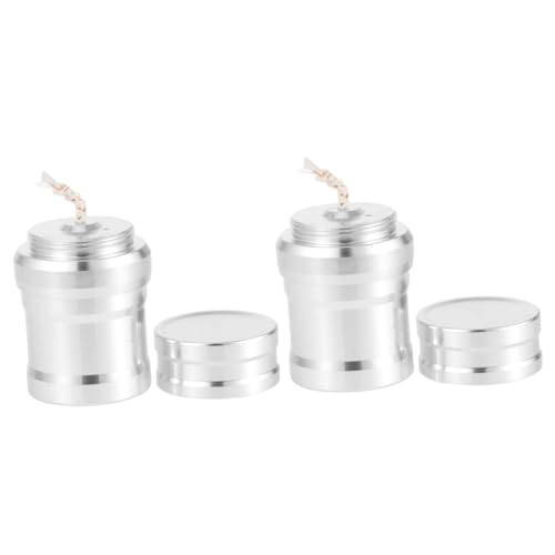 VANZACK 2 Stück Mini-Alkohol-Lampenherd Mechero Outdoor-Kaminheizungen Tischkamin Labor Tischfeuerstelle Camp Mini-Rucksack Mini-Alkoholofen Bunsenbrenner Reise-Desktop-Aluminium VANZACK 2 Stück Mini-Alkohol-Lampenherd Mechero Outdoor-Kaminheizungen Tischkamin Labor Tischfeuerstelle Camp Mini-Rucksack Mini-Alkoholofen Bunsenbrenner Reise-Desktop-Aluminium von VANZACK