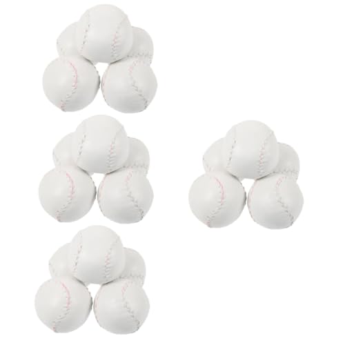 VANZACK 20 Stück Baseball Wurfbälle Schaumstoff Basebälle Weiche Baseballbälle Schaumstoff Übungsbälle Wurf Softbälle Mini Baseball Pitching Bälle Trainings Softbälle Sportbälle von VANZACK