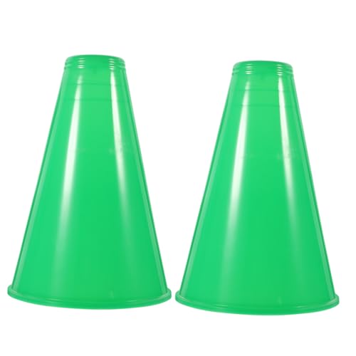 VANZACK 2St partylautspecher Party Lautsprecher Horn lustiges Lautsprecherspielzeug Krachmacher bei Sportveranstaltungen Fußball Horn Spielzeug Megaphone, Hornspielzeug Party-Horn pp Green von VANZACK