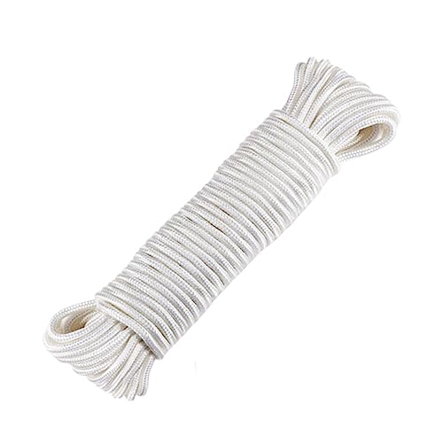 VANZACK 2 Stücke Zelt Guy Seil Schnur für Camping Zelt Seil Werkzeug Handgemachte 4mm Weiß Seil VANZACK 2 Stücke Zelt Guy Seil Schnur für Camping Zelt Seil Werkzeug Handgemachte 4mm Weiß Seil von VANZACK