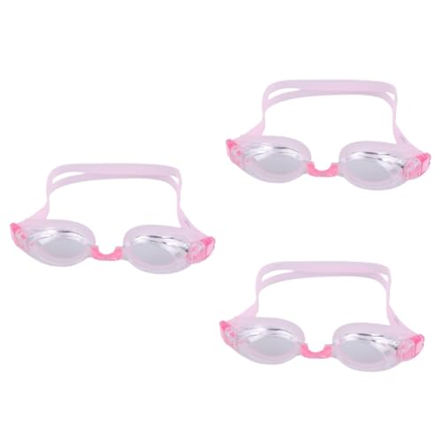 VANZACK 3 Stück Silikon UV Block Brillen Verstellbare Schwimmbrille Strand Pool Zubehör Schwimmbrille von VANZACK