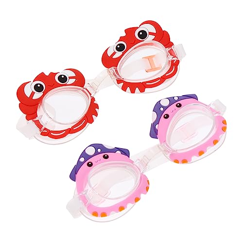 VANZACK 4 Paare Schwimmbrillen für Kinder Kinderschwimmbrille Kinderbrille taucherbrille für kinder taucherbrillen für kinder hochauflösende Brillen wasserdichte Schutzbrille PVC von VANZACK