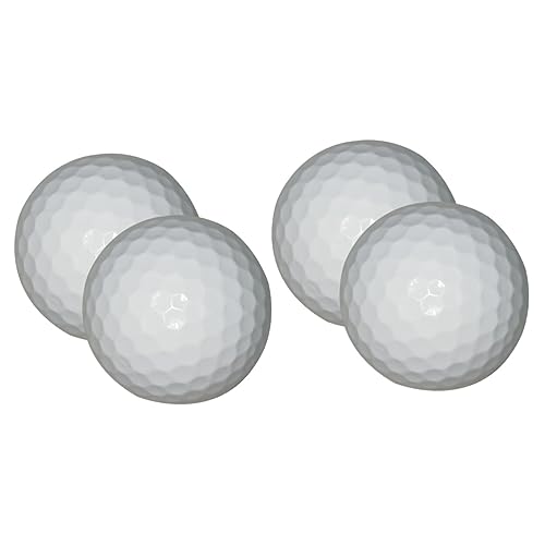 VANZACK 4 Stück Golf Wasserball Elastische Golfbälle Fluoreszierender Golfball Leuchtende Golfbälle Golf Üben Golfbälle Üben Kugeln Zum Leuchten Bringen Leuchtende Kugeln Gummi Weiß von VANZACK