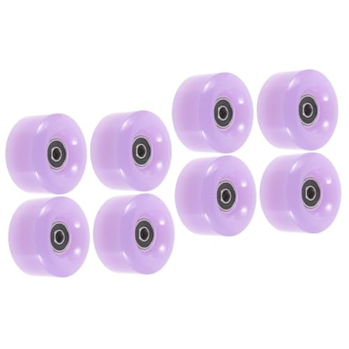 VANZACK 8 STK Rollschuhlaufen Indoor-rollschuhräder Longboard-räder Street-Skate-räder Quad-rollschuhräder Rollschuhräder Im Freien Rollschuhräder Indoor Schlittschuhe Zubehör Violett Pu von VANZACK